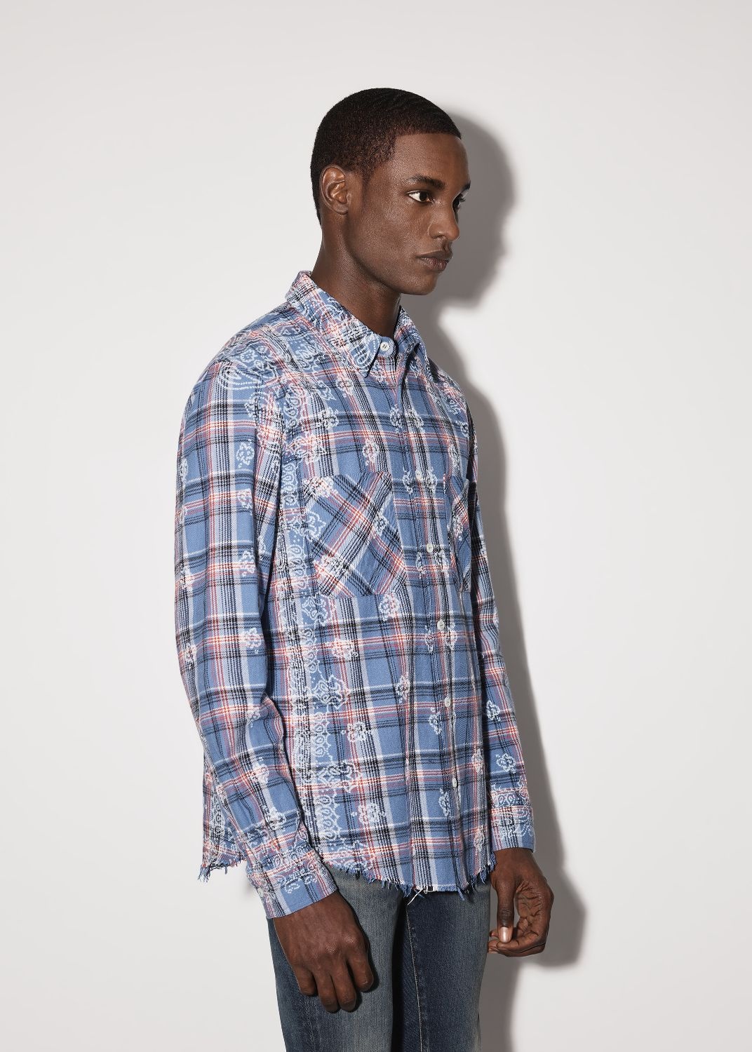 BLEACH BANDANA PLAID - 3