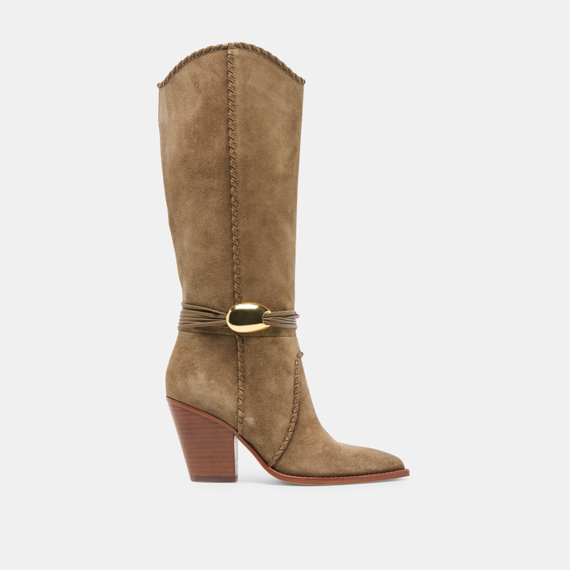 JODY BOOTS OLIVE SUEDE 1