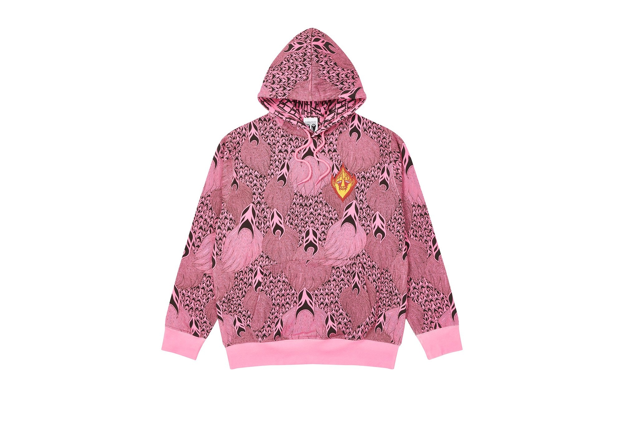 PALACE SUBURBAN BLISS GHOST HOOD PINK - 1