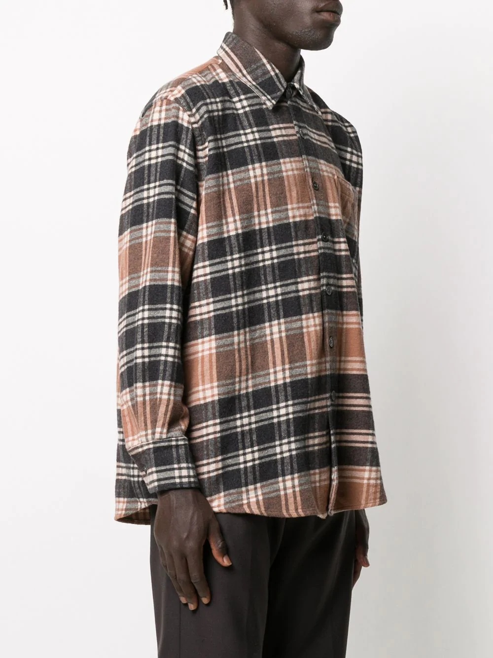 Above check pattern shirt - 3