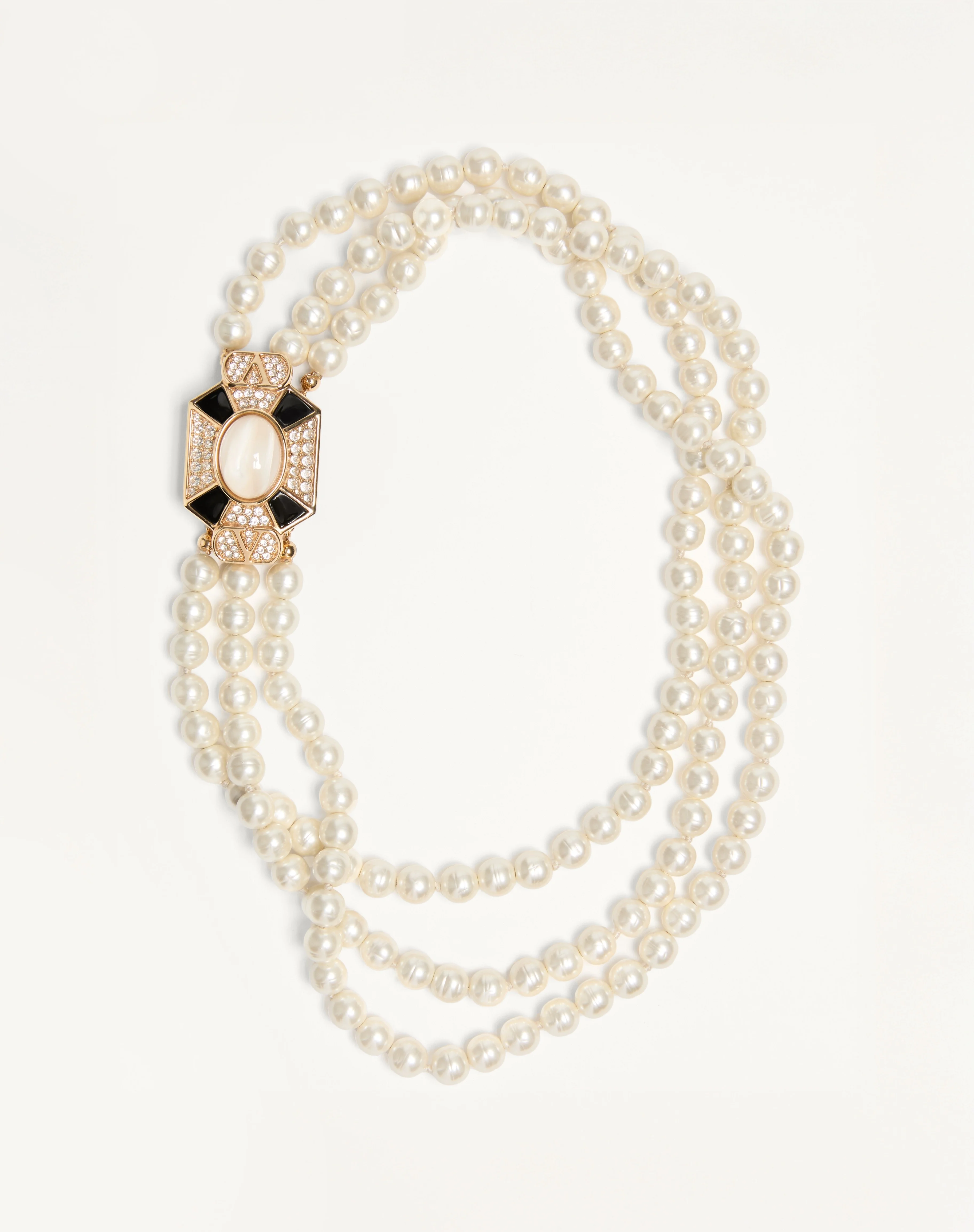 금속, ENAMEL, RESIN, PEARLS 및 SWAROVSKI®의 PAS PLUS NECKLACE 계정 관리 - 1