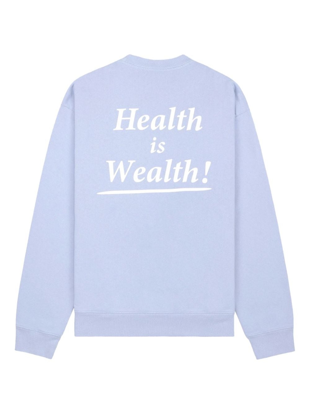 Health is Wealth cotton sweatshirt - 3