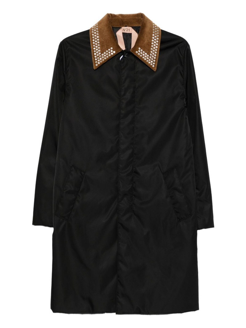 studded-embellishment coat 1