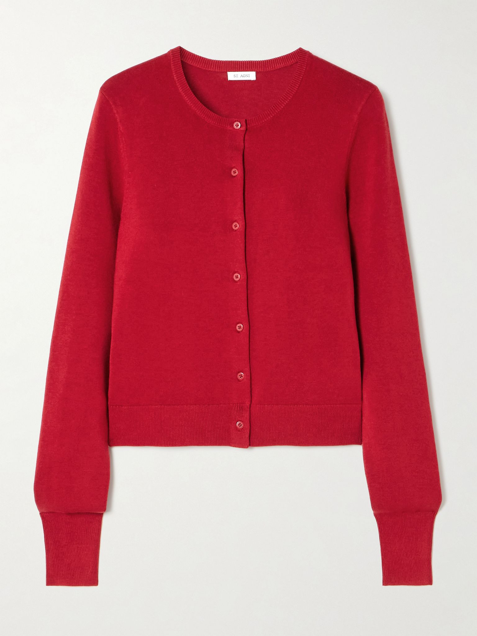 TENCEL™ Lyocell-blend cardigan Red - 1