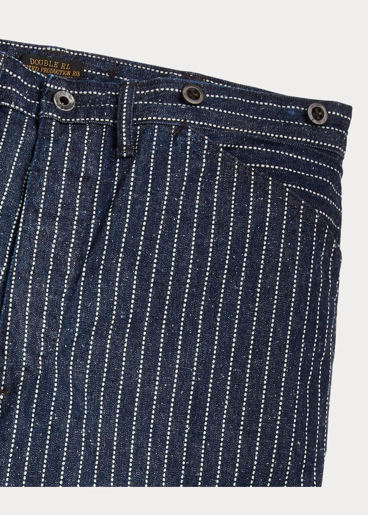 RRL by Ralph Lauren Limited-Edition Striped Denim Pant | REVERSIBLE