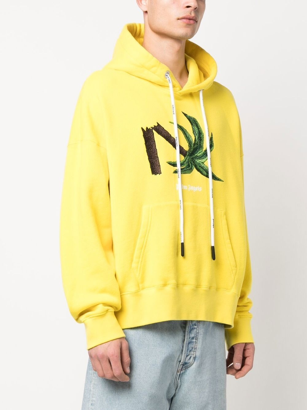 Broken Palm drawstring hoodie - 3