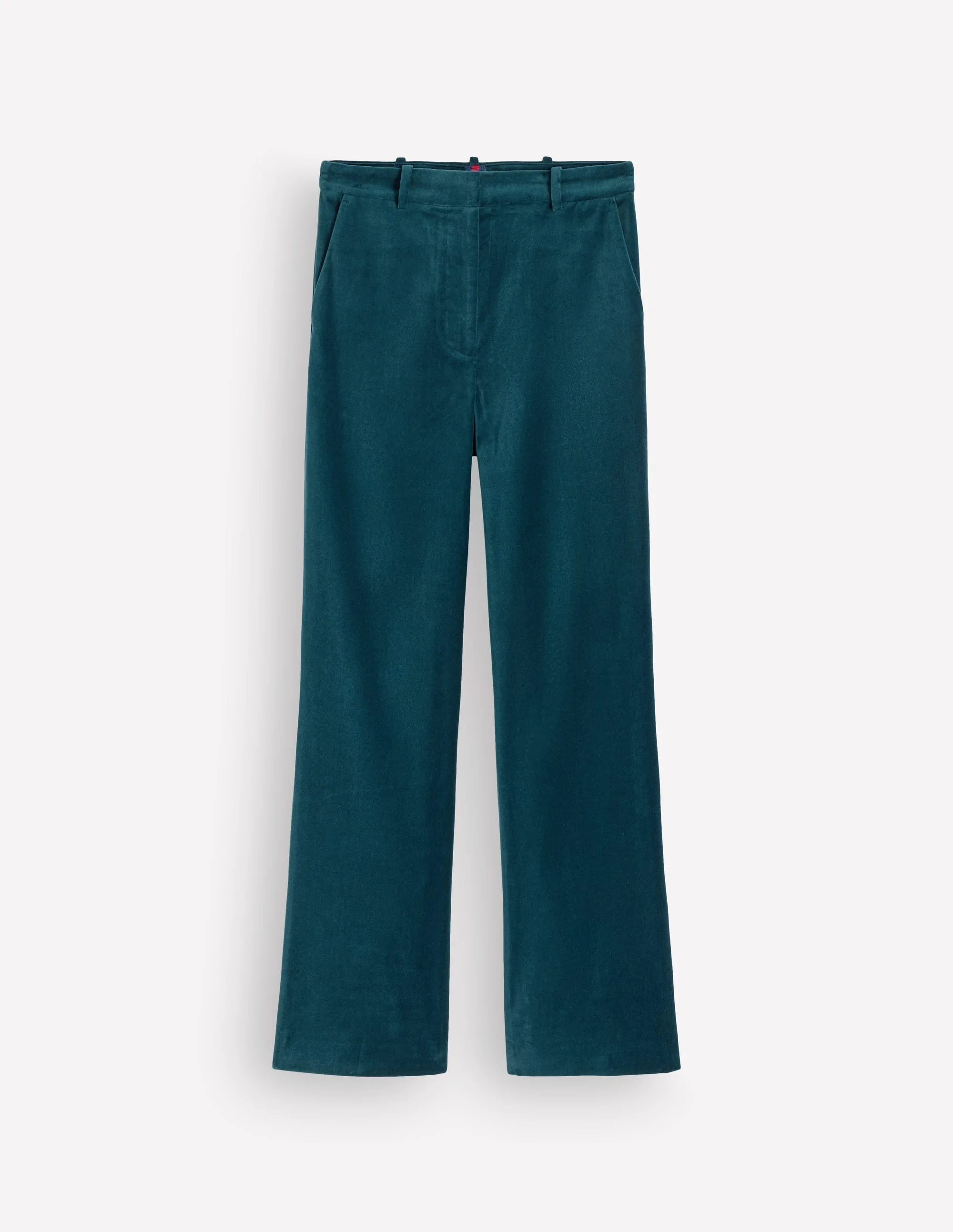 Fitzrovia Velvet Pants-Teal Ocean - 1