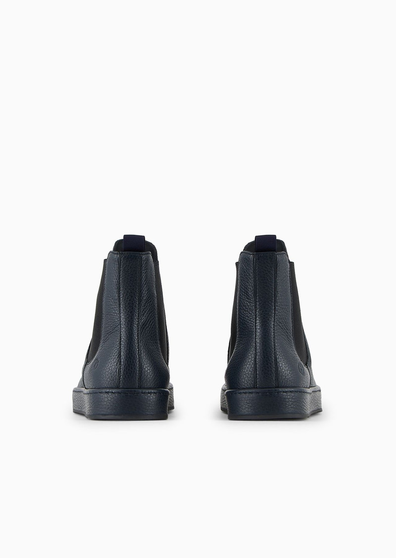 GIORGIO ARMANI Deerskin ankle boots outlook
