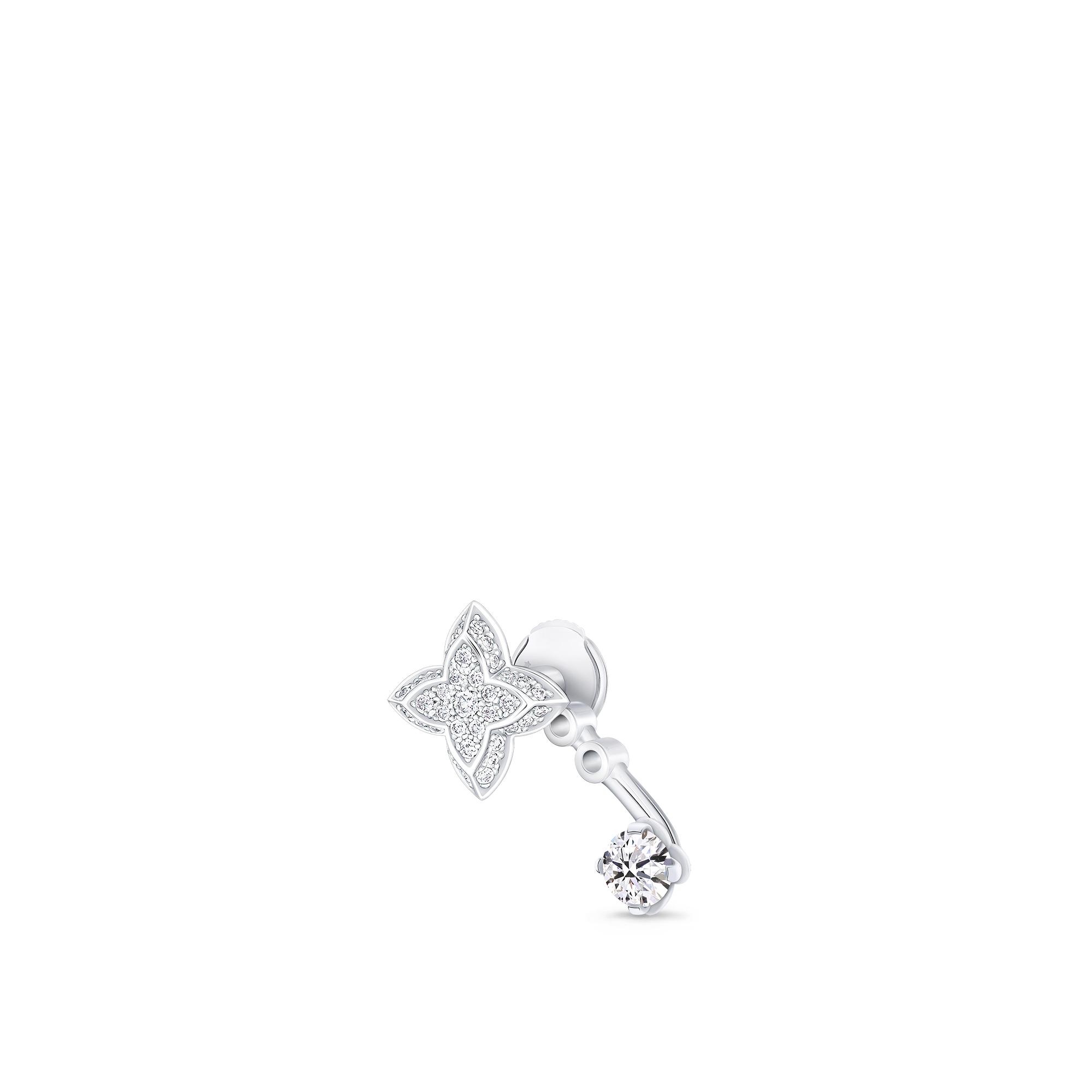 Louis Vuitton, Jewelry, Idylle Blossom Lv Ear Stud White Gold And Diamond  Per Unit
