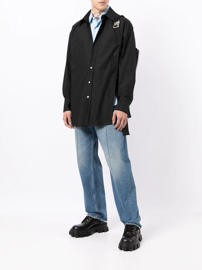 Wooyoungmi button-panel asymmetrical shirt outlook