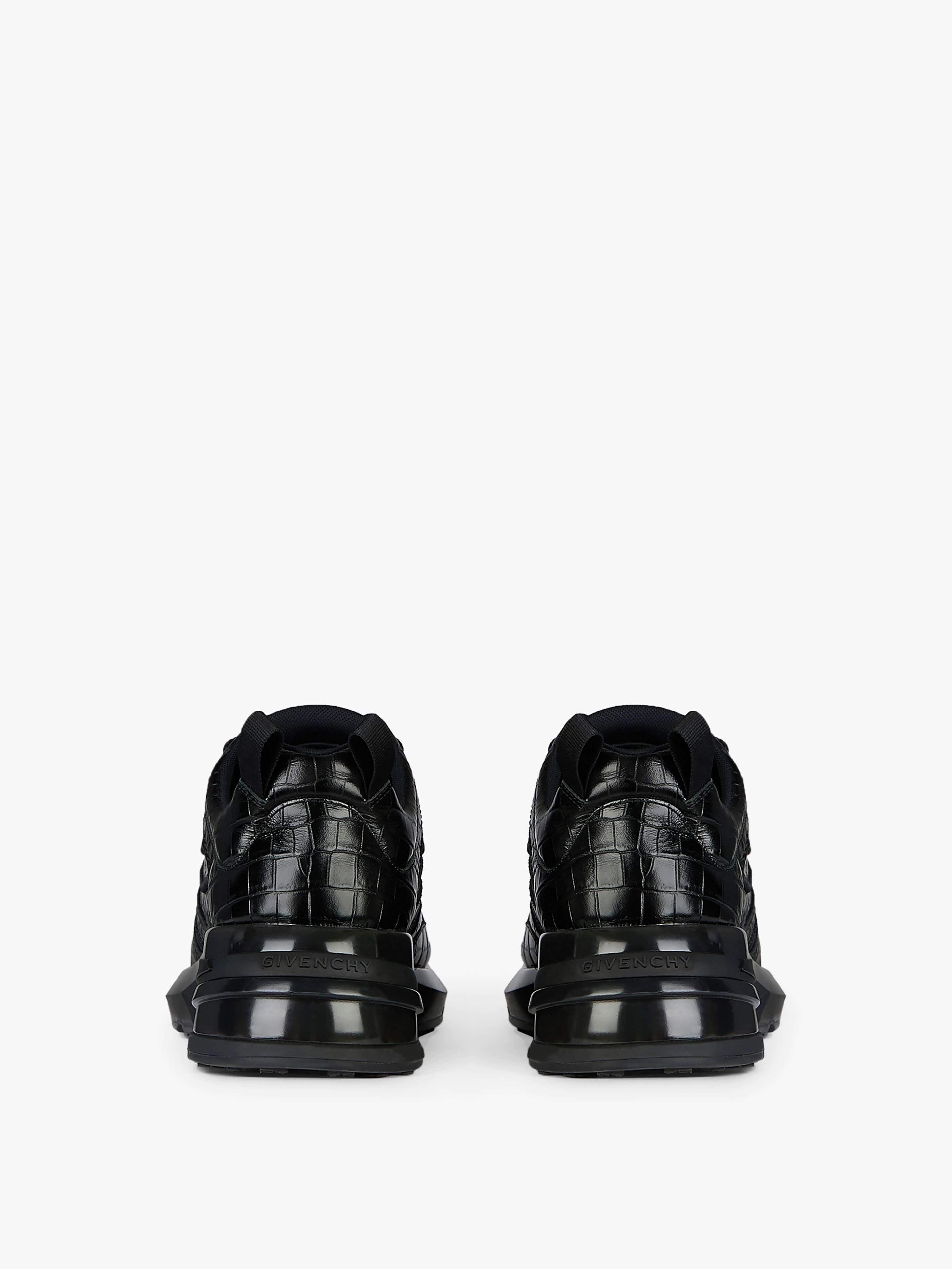 GIV 1 SNEAKERS IN CROCODILE EFFECT LEATHER - 6
