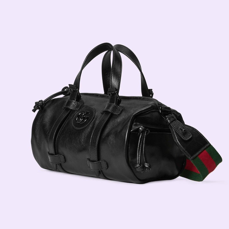 GUCCI Small duffle bag with tonal Double G outlook