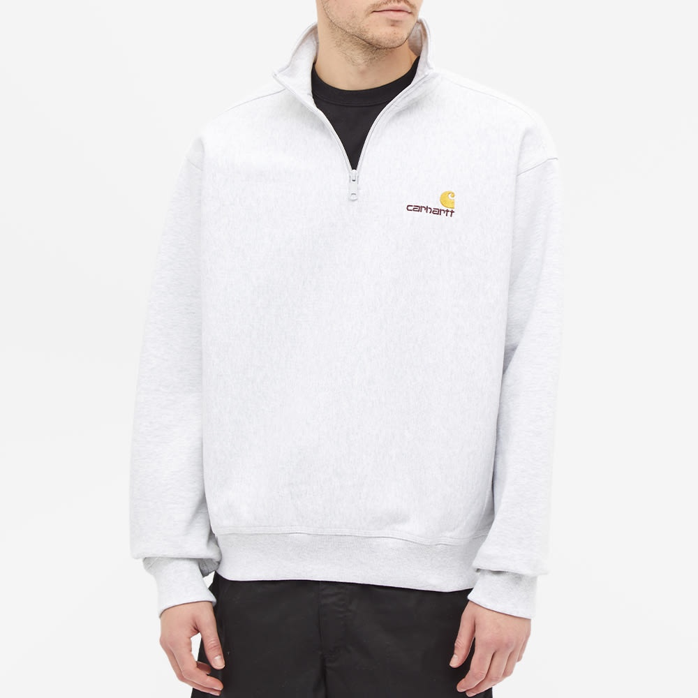 Carhartt WIP Half Zip American Script Sweat - 3