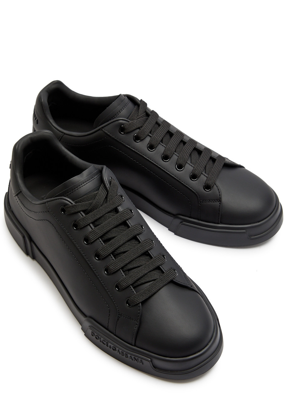 Dolce & Gabbana Portofino Leather Sneakers - 3