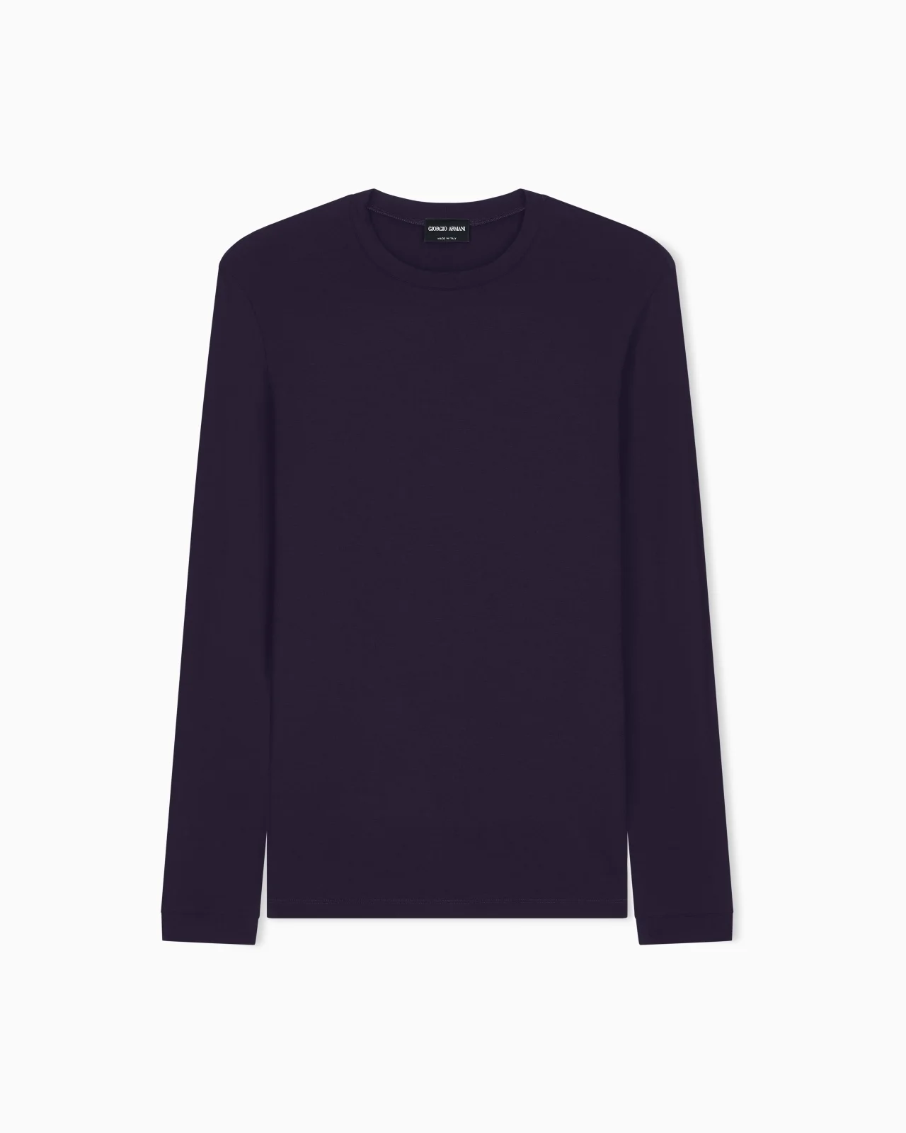 LONG SLEEVE JUMPER IN STRETCH VISCOSE - 1