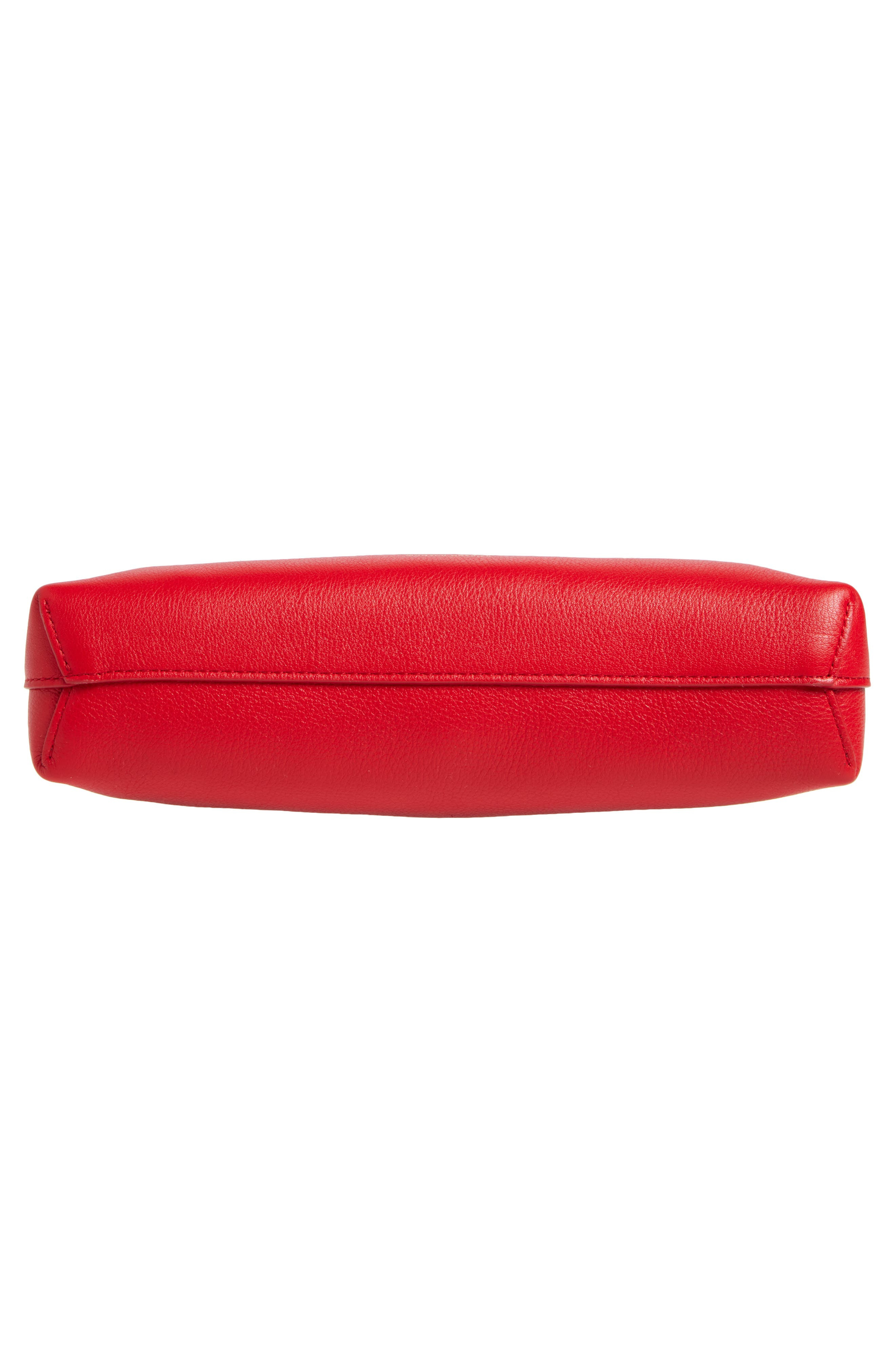 Mansur Gavriel Mini Candy Leather Hobo Bag in Poppy at Nordstrom - 6