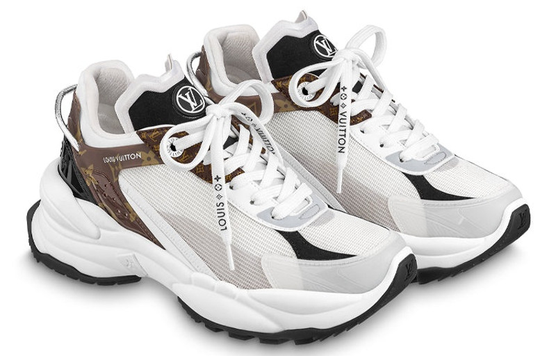 Louis Vuitton (WMNS) LOUIS VUITTON Run Away Sneakers 'Beige Brown' 1A9VWV outlook