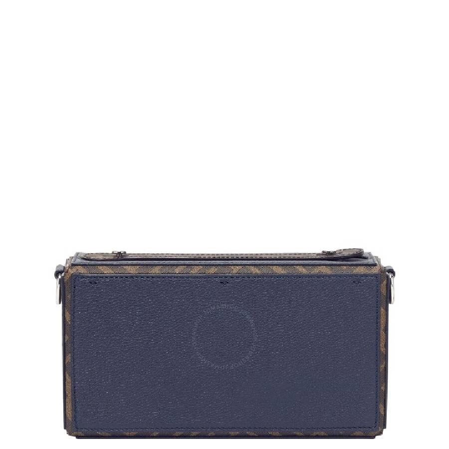 Fendi Soft Trunk Baguette Leather Crossbody Bag - 2