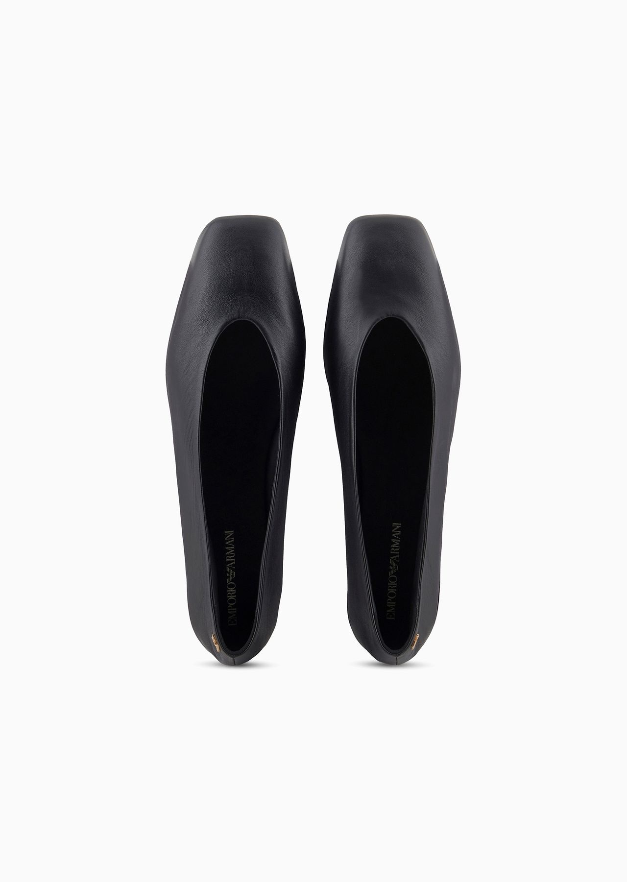 Nappa-leather square-toed ballerinas - 3