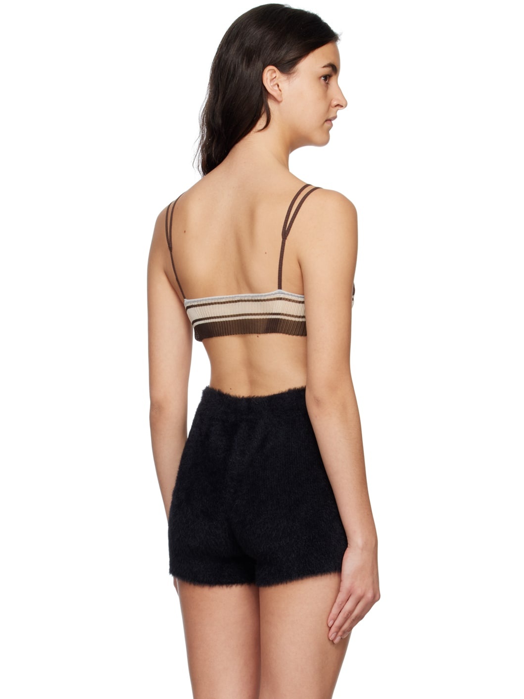 Brown Le Papier 'Le Bandeau Sognu' Bra - 3