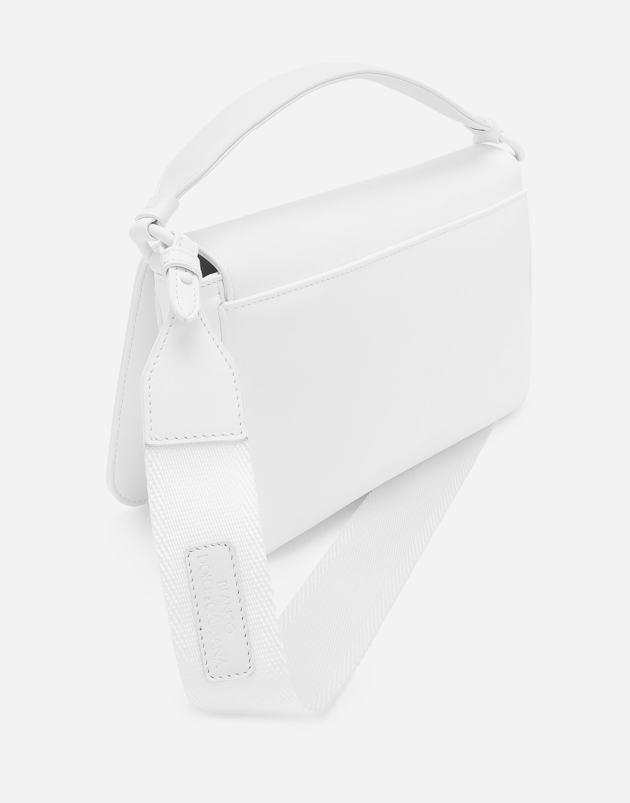 Faux leather crossbody bag BLANCO DOLCE&GABBANA 7