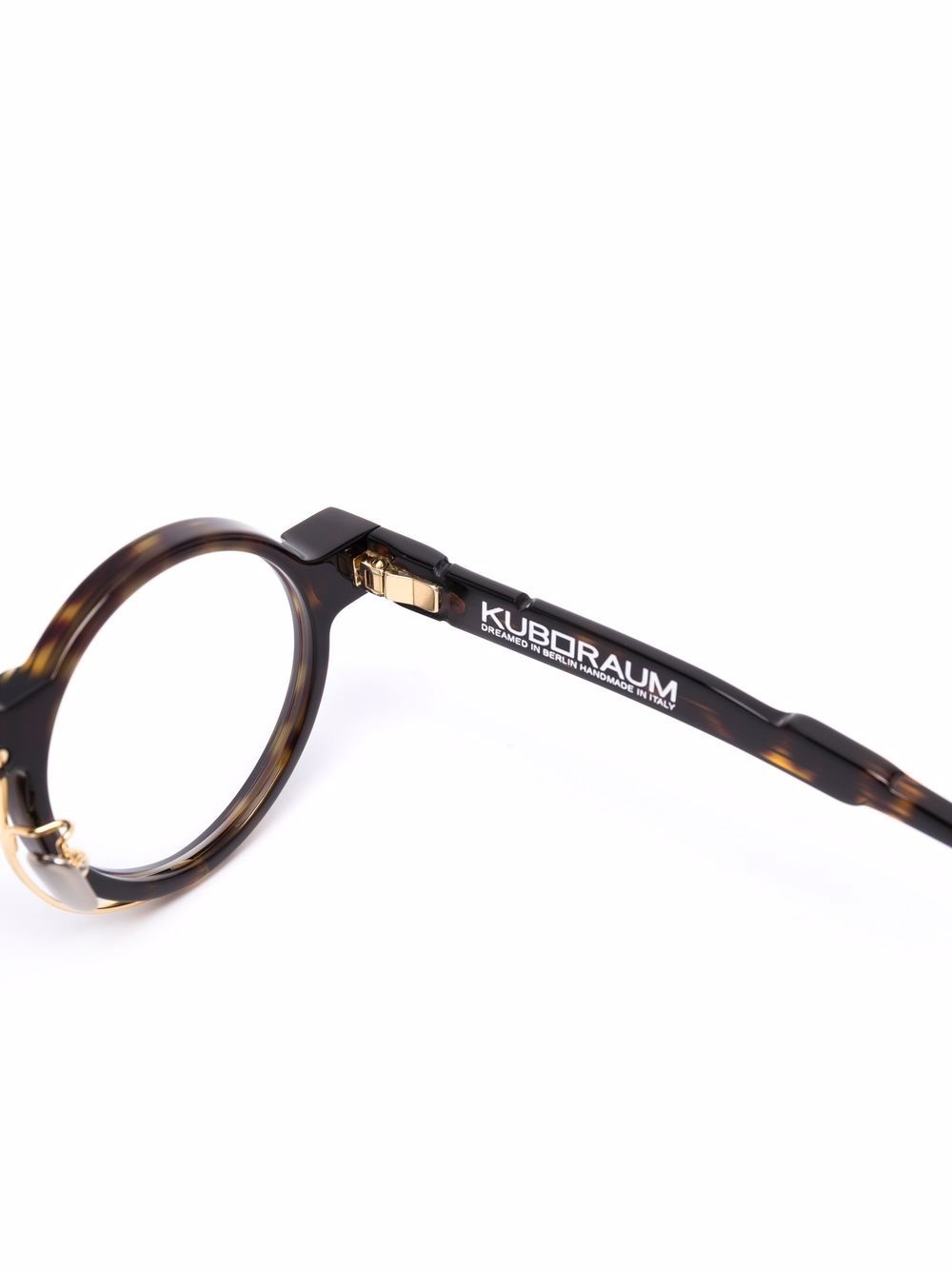 round-frame tortoiseshell glasses - 3