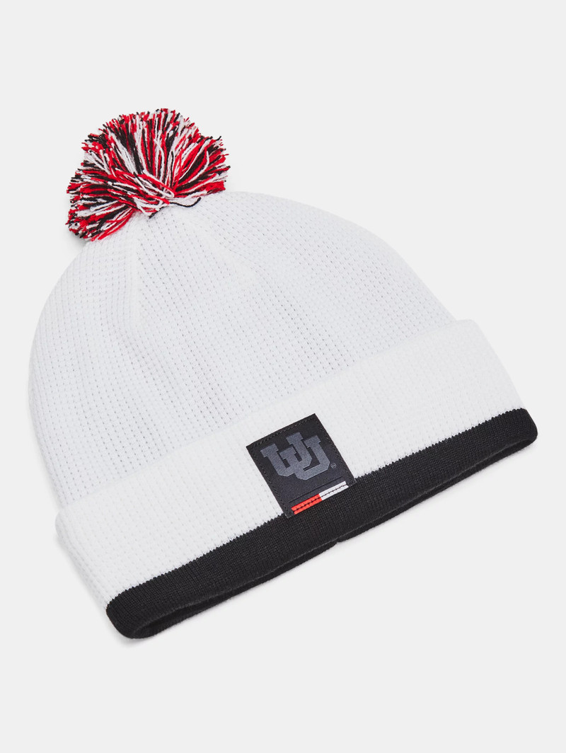 Unisex UA Waffle Knit Collegiate Pom Beanie 1