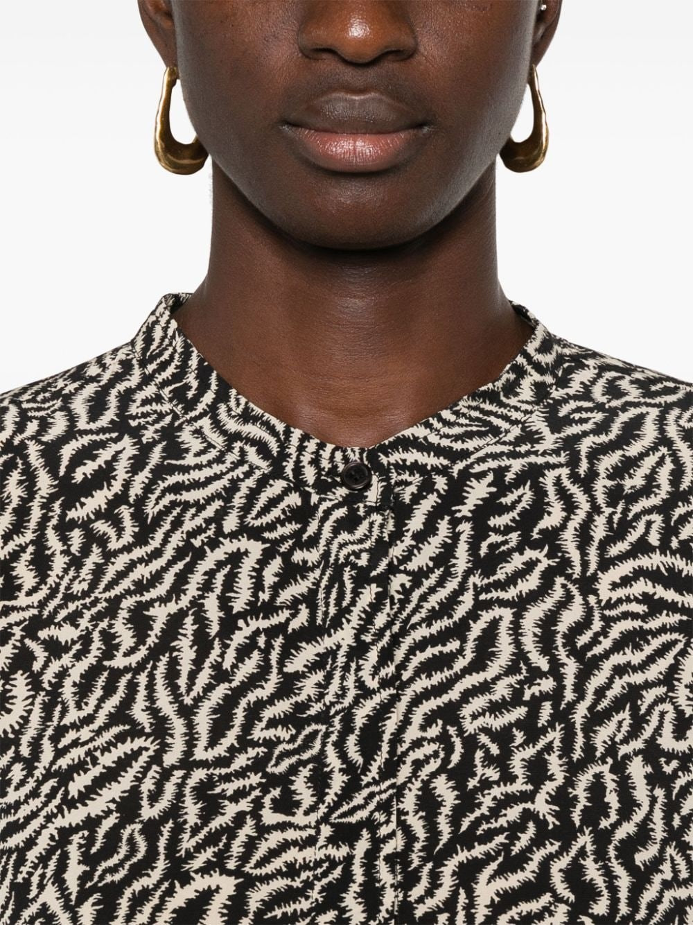 Printed blouse - 4