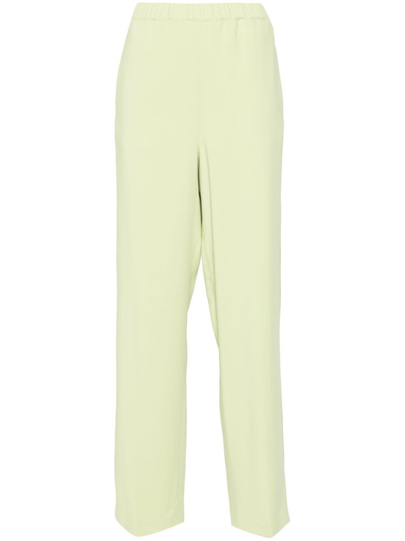 elasticated-waistband trousers 1