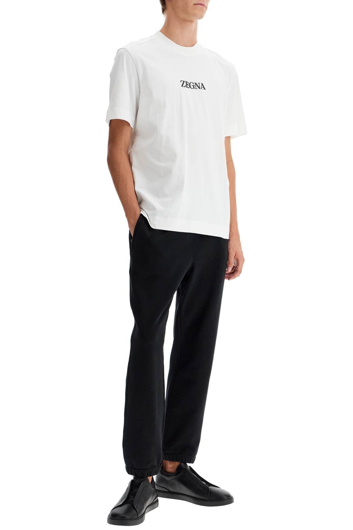 ZEGNA WHITE #USETHEEXISTING™ COTTON T-SHIRT | REVERSIBLE