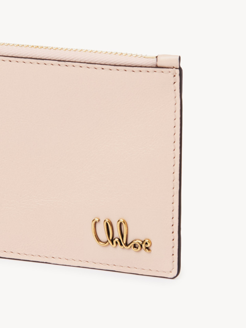 SMALL CHLOÉ ICONIC PURSE WITH CARD SLOTS IN SHINY LEATHER 5