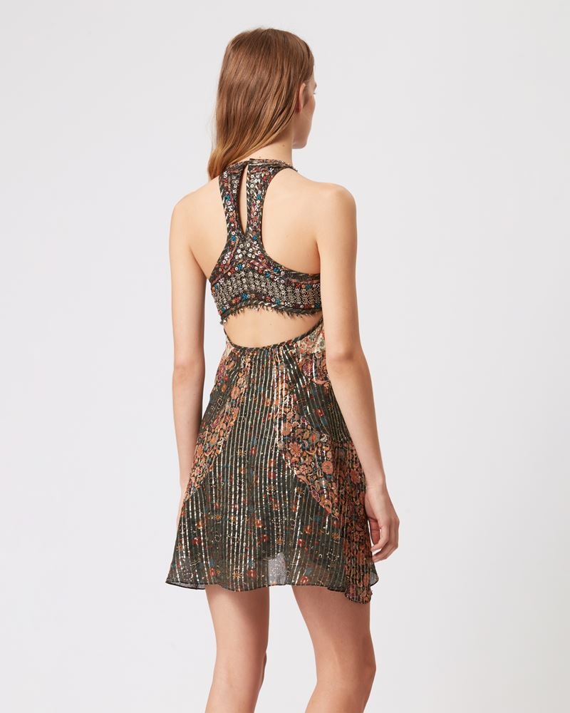 ORFRA SILK DRESS - 5