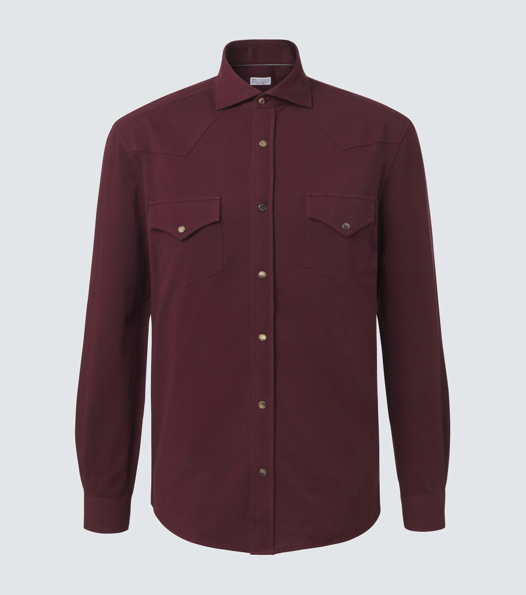 Cotton piqué shirt - 1