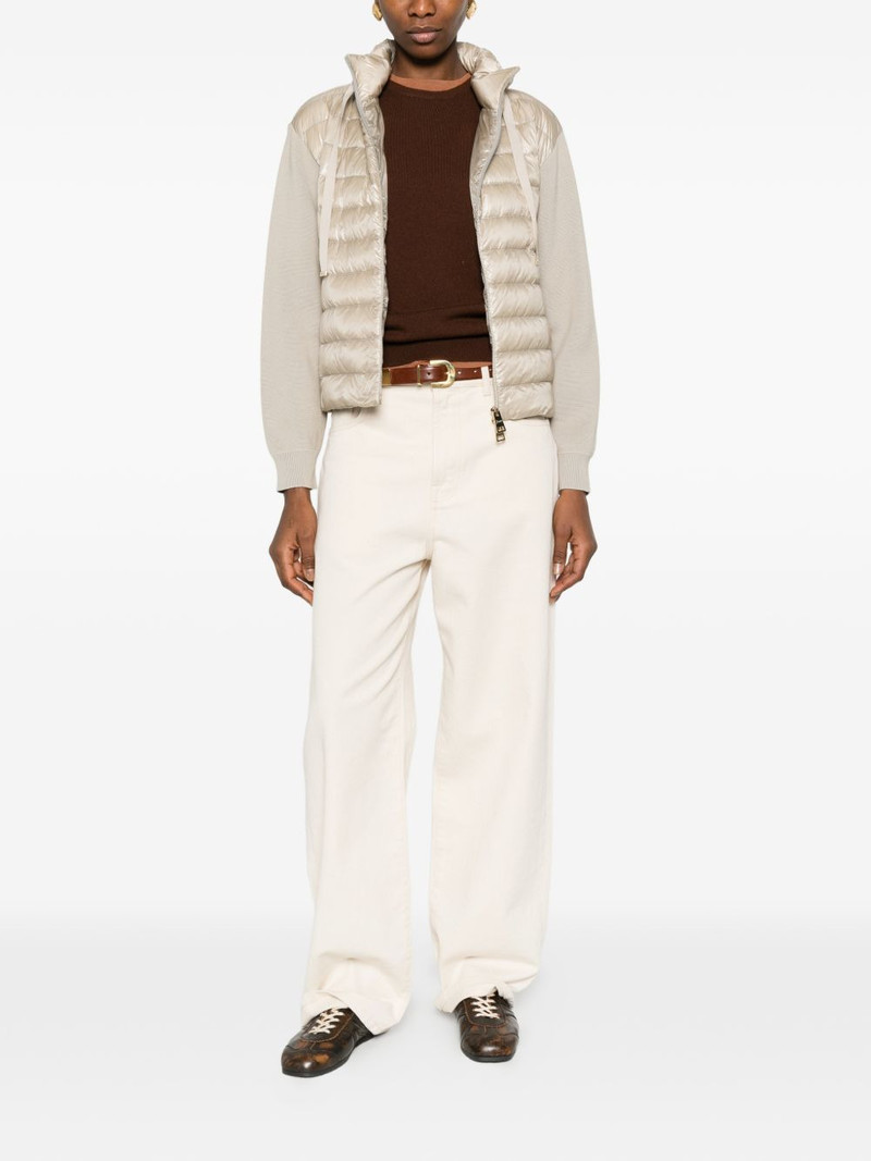 Herno quilted zip jacket outlook