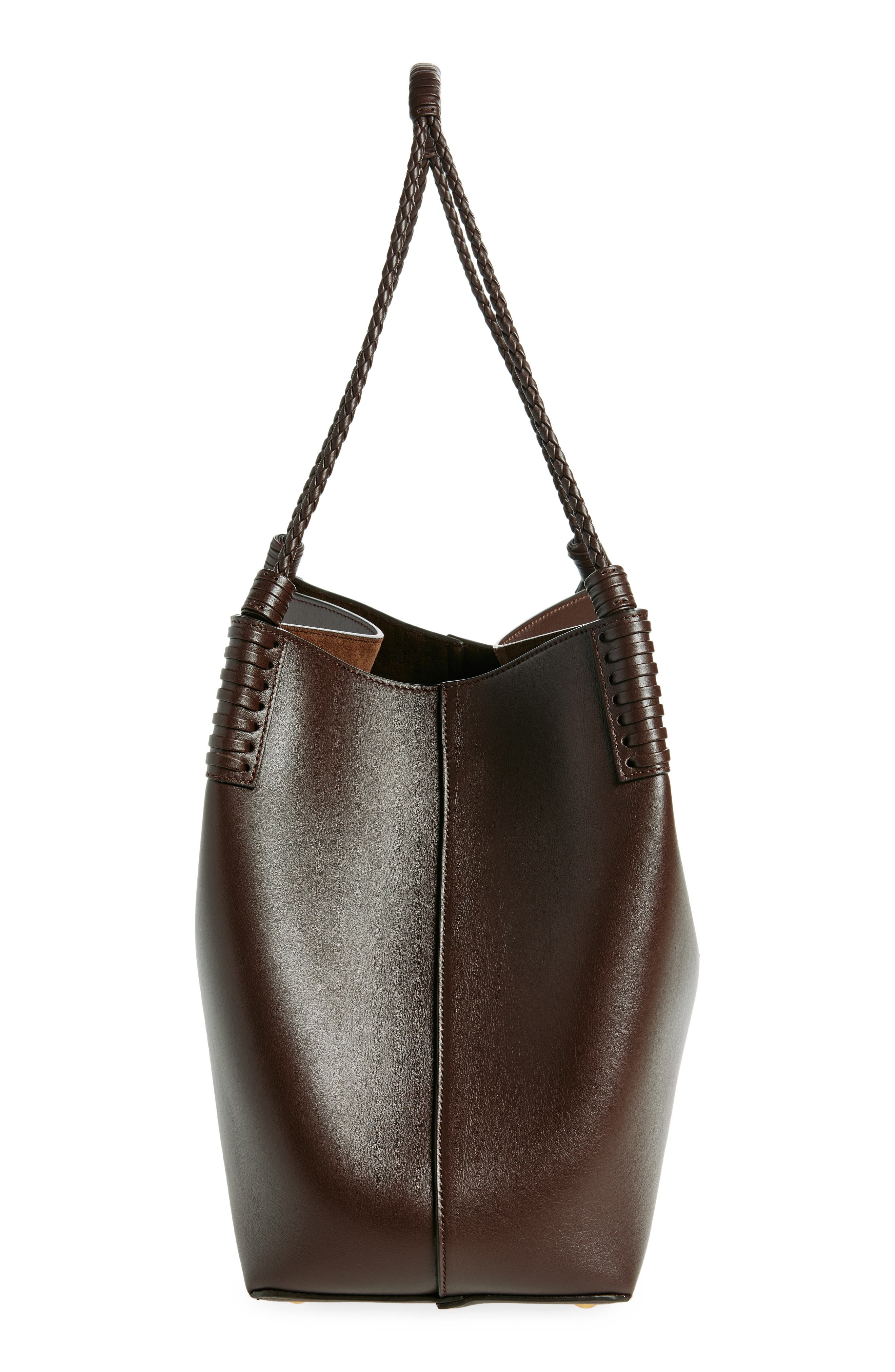 Etro Medium Libra Leather Shopping Tote in M0019 Brown 2 at Nordstrom - 5