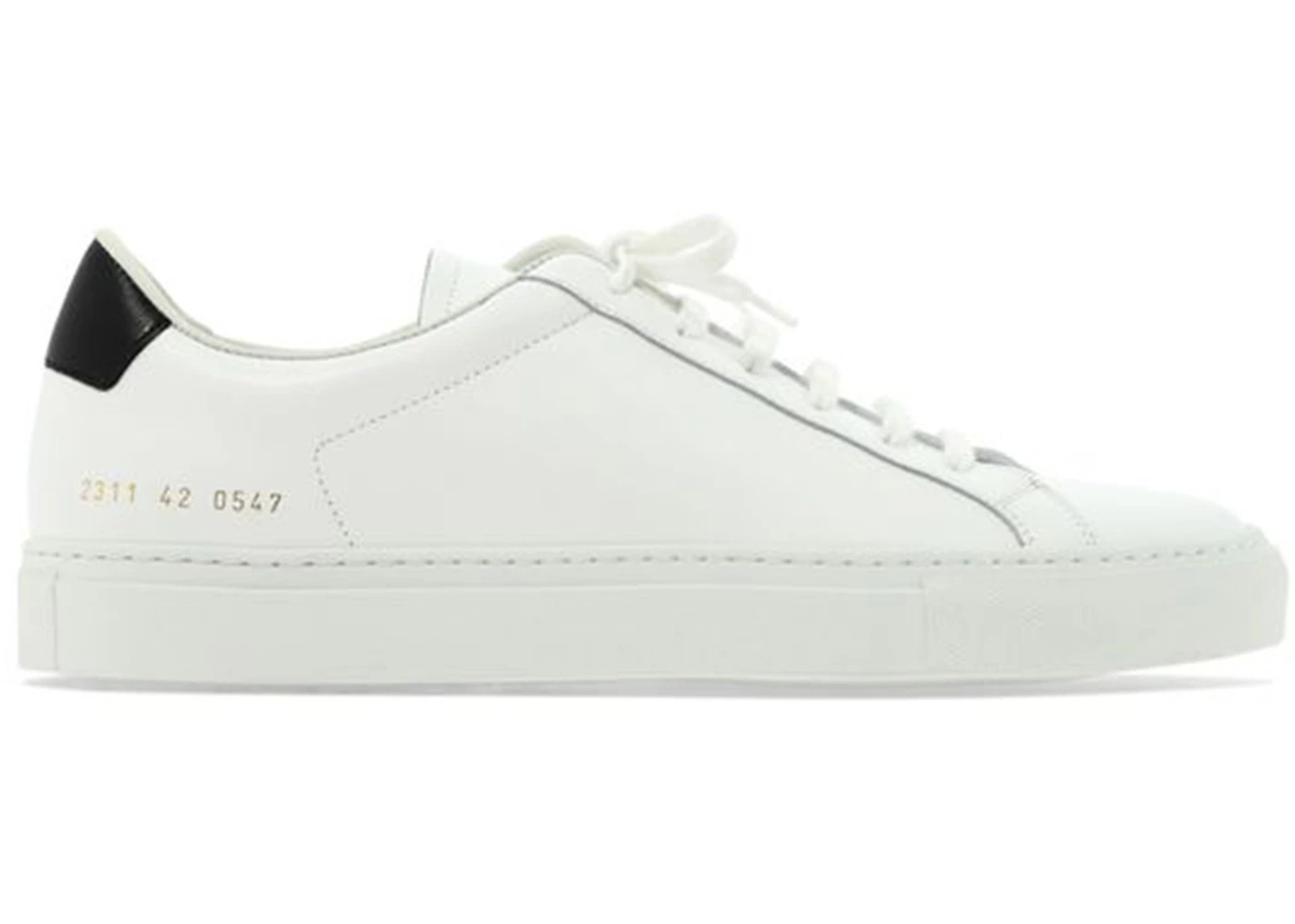 Common Projects Retro Low Black White White - 1