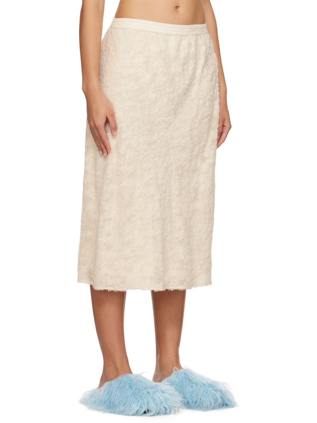 Off-White Shaggy Midi Skirt - 2