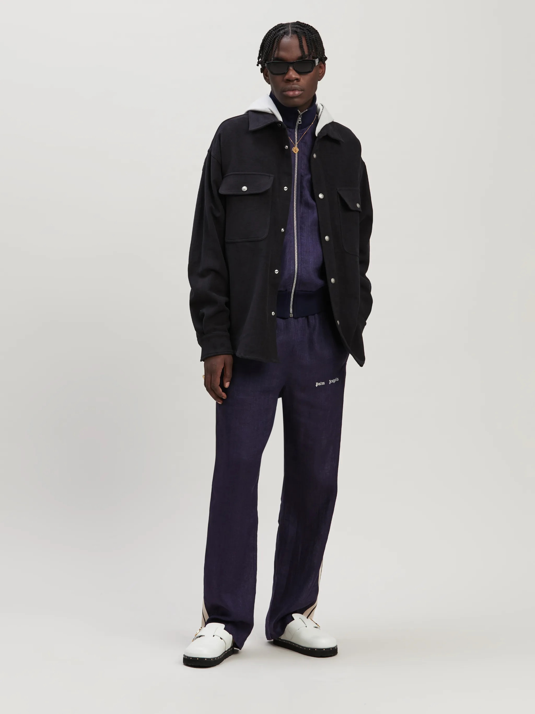 Monogram Hooded Overshirt - 2
