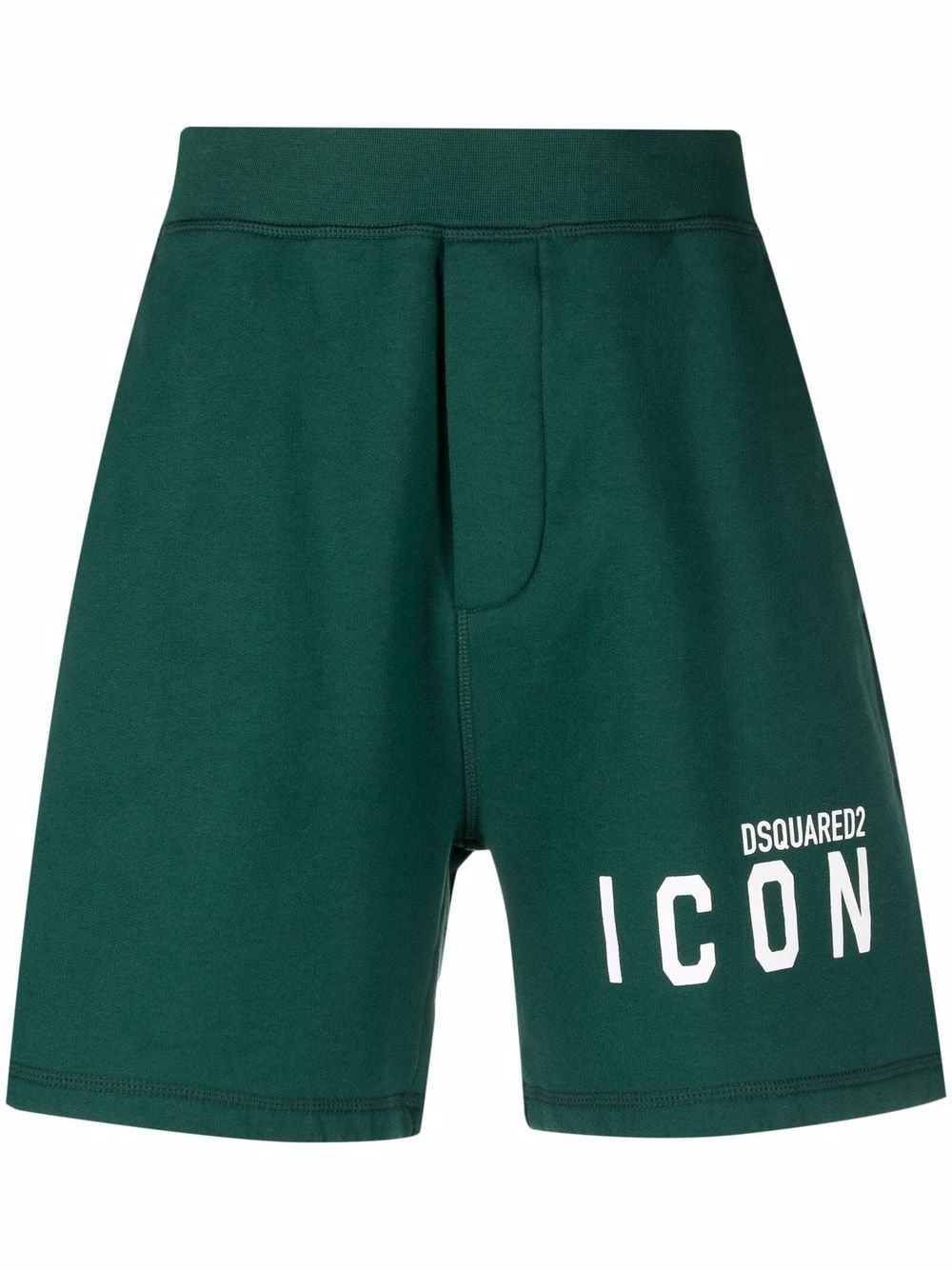 logo-print track shorts - 1