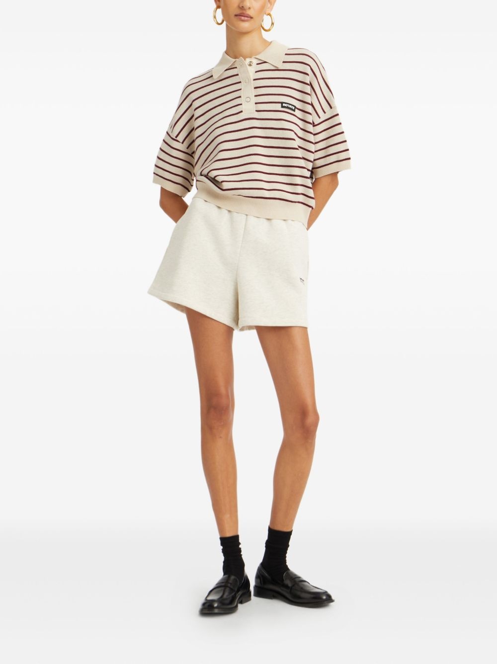 elasticated shorts - 2