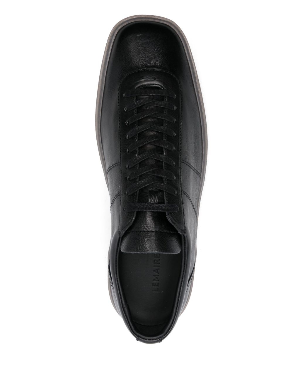 leather sneakers - 4