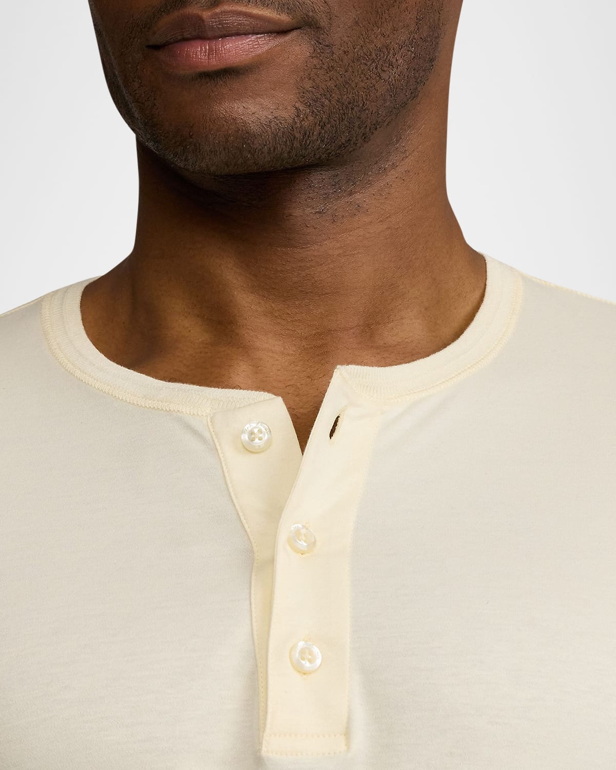 Men's Interlock Henley Shirt - 8