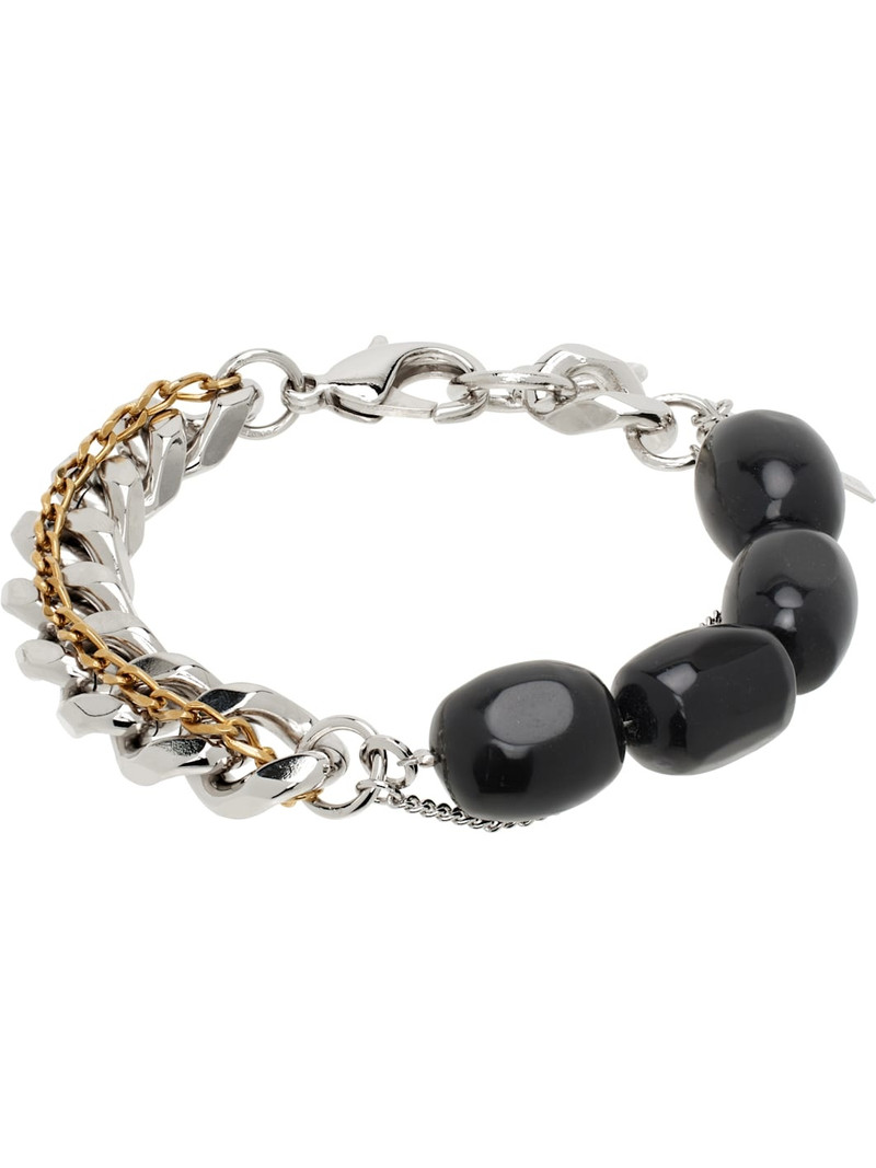 Silver & Gold Tiered Bracelet - 1