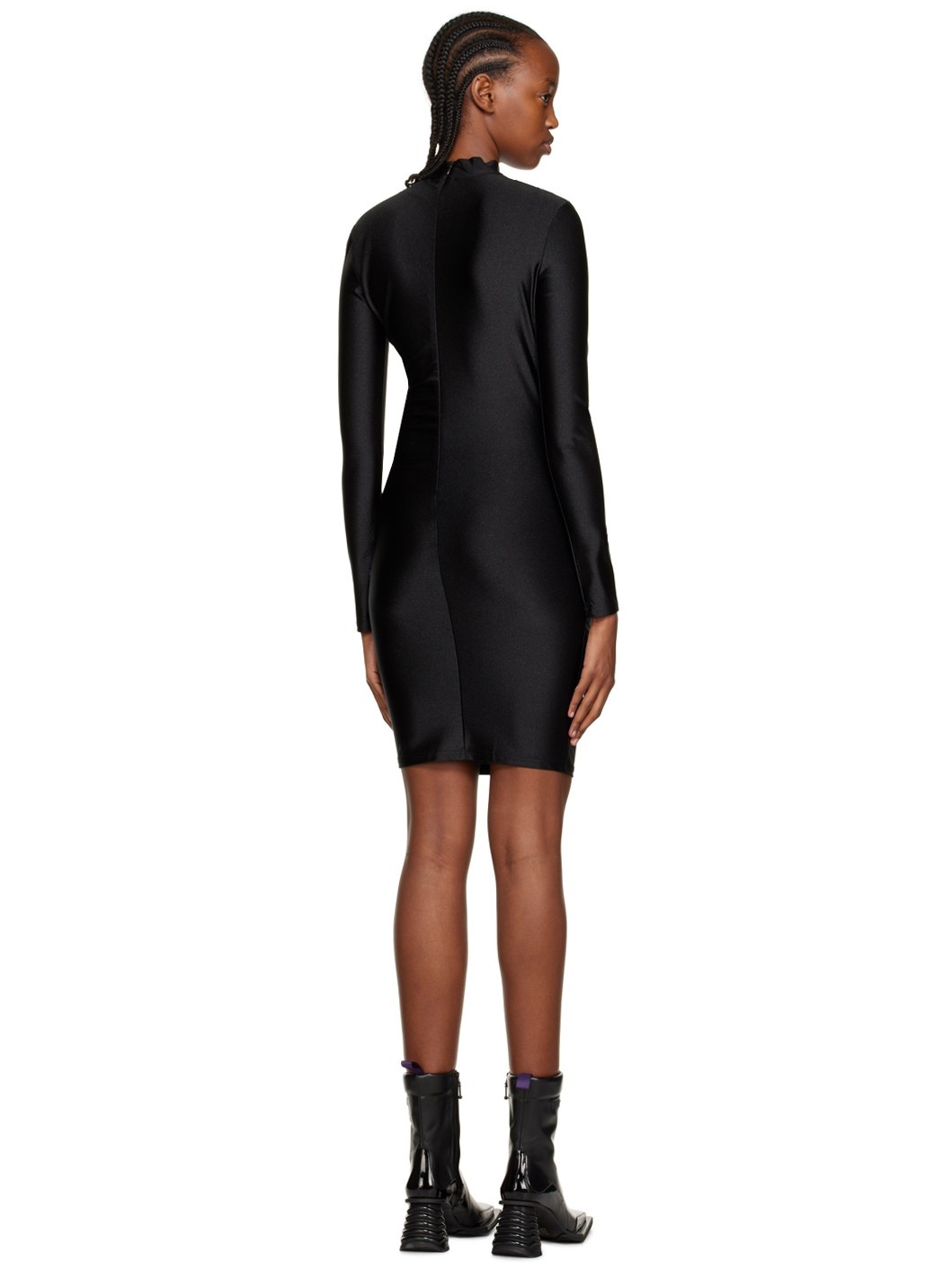 Black Cutout Minidress - 3