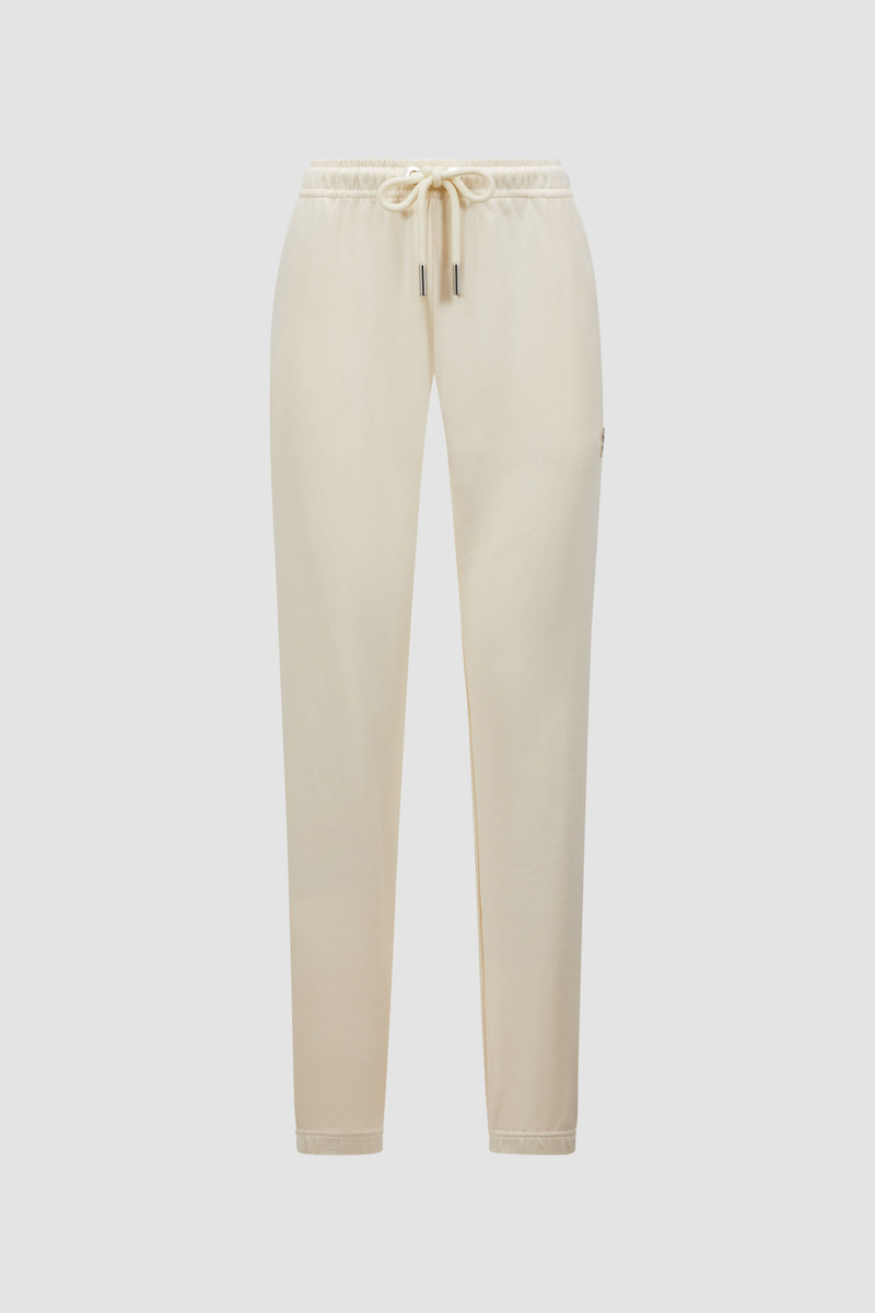 Logo Patch Cotton Sweatpants 1
