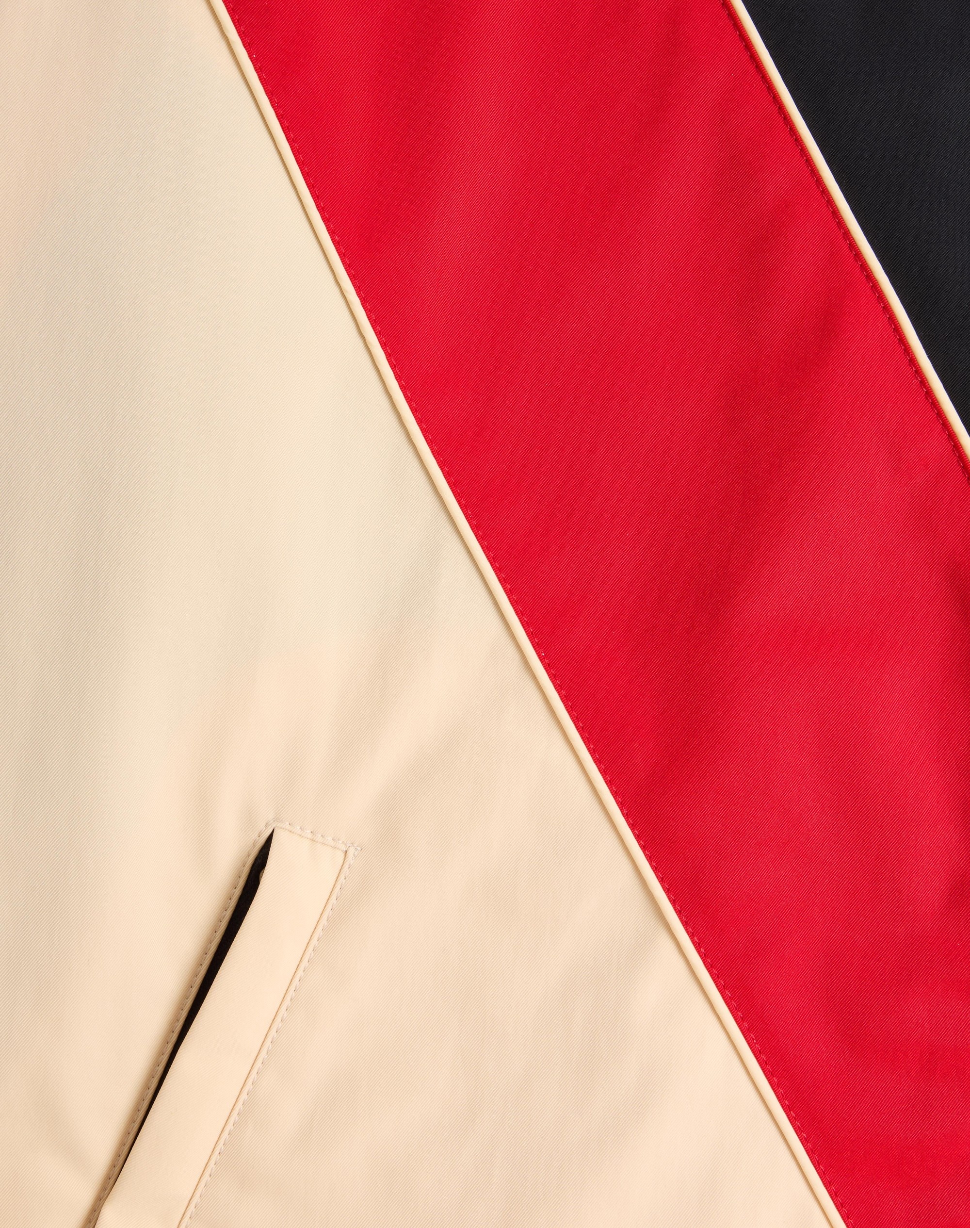 NYLON HOODED WINDBREAKER WITH VLOGO PATCH - 8