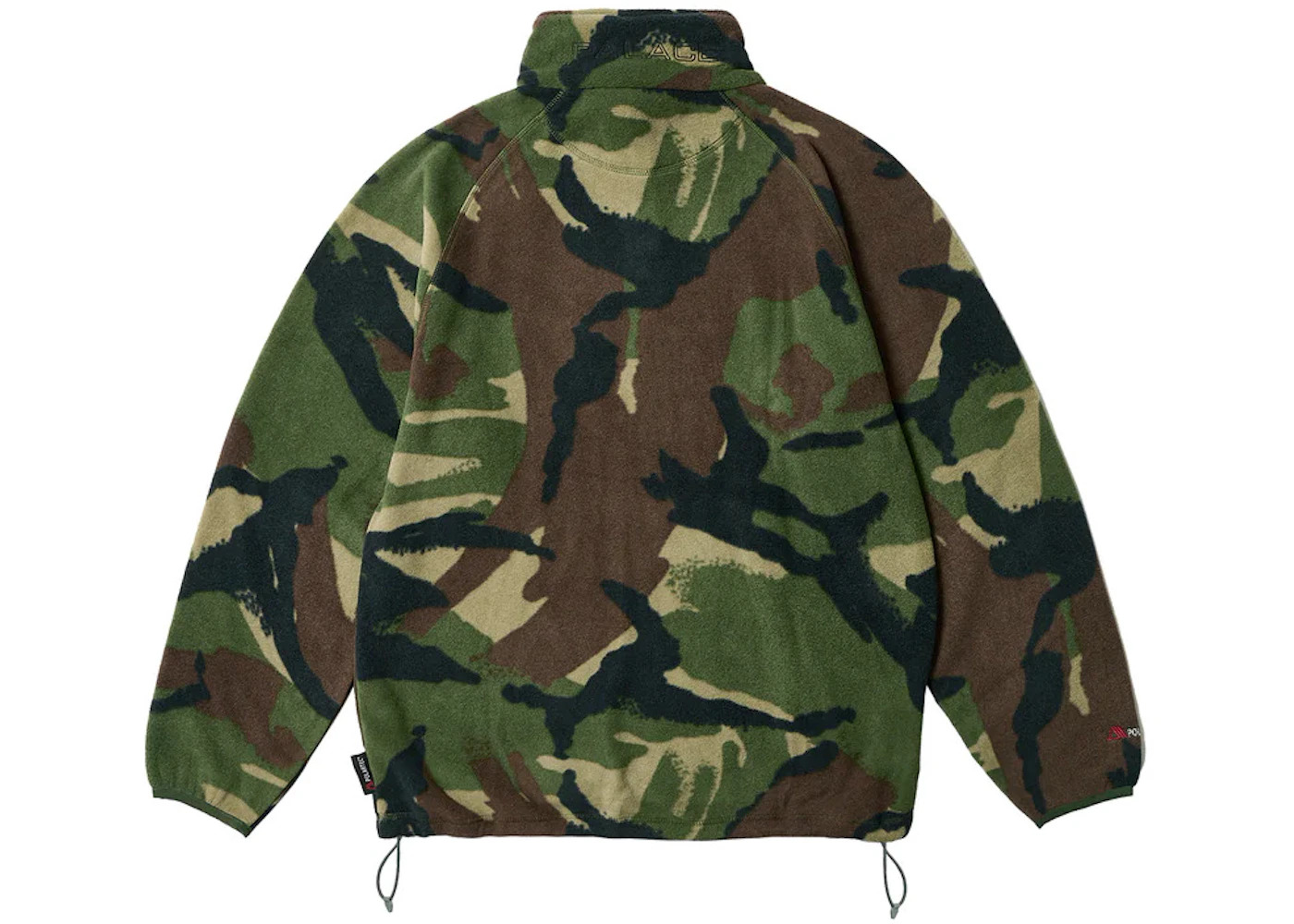 Palace Polartec Fleece Funnel Woodland Camo - 2