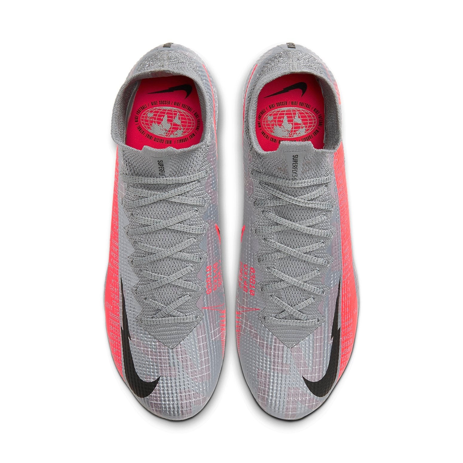 Nike Mercurial Superfly 7 Elite FG 'Metallic Grey Crimson' AQ4174-906 - 2