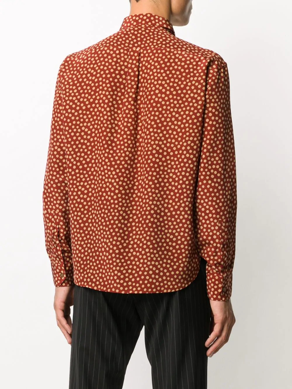 polka-dot print shirt - 4