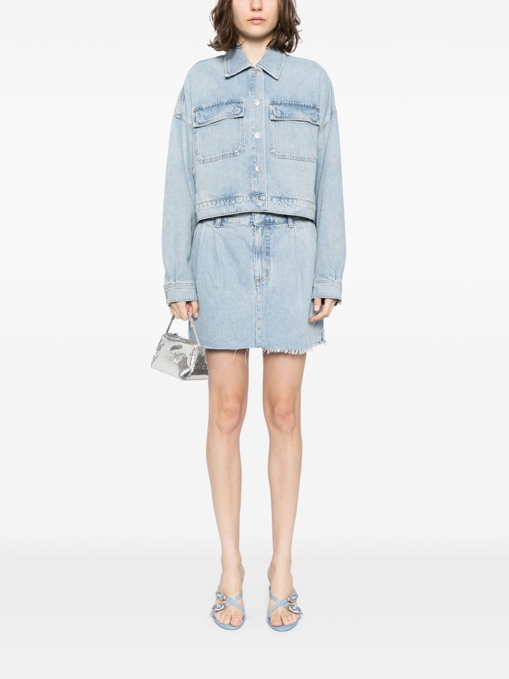 Becker denim mini skirt - 2